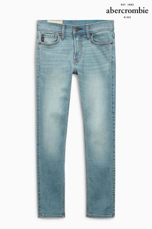 Abercrombie & Fitch Light Wash Super Skinny Jean